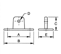 AIS 50&nbsp;SWIVEL FLANGE PLATE
